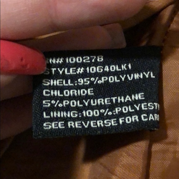 Brown Faux Leather Mini Skirt by Last Kiss Sz S - Picture 8 of 8